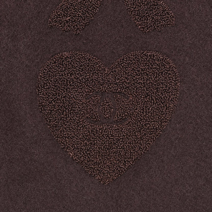 Chanel Cashmere CC Scarf Brown 5 of 6