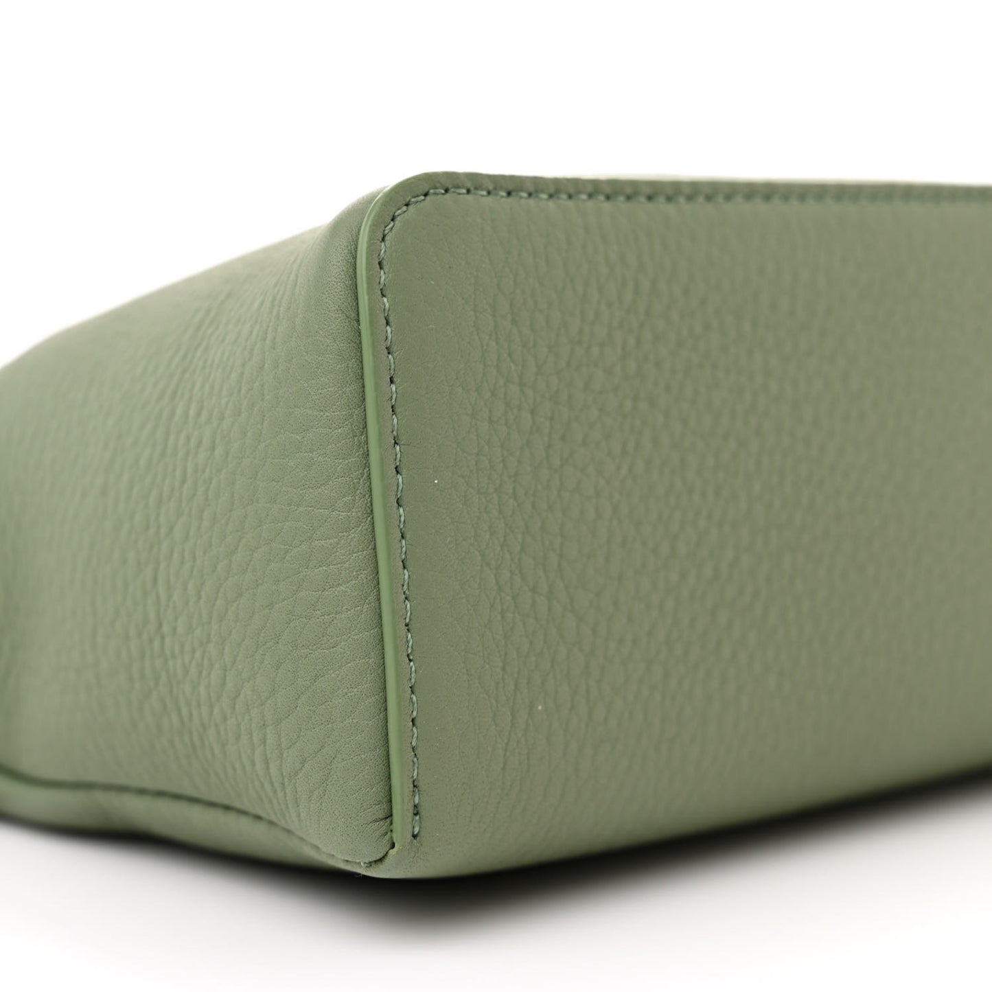 Grained Calfskin L19 Extra Pocket Pouch Sage Brush Leaves
