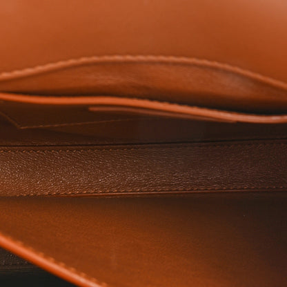Saint Laurent Raffia Calfskin Mini Classic Monogram Cassandra Top Handle Naturel Brick 6 of 14