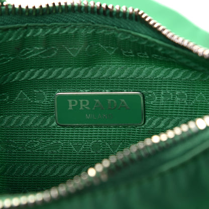 Prada Nylon Re-Edition 2005 Shoulder Bag Menta 8 of 9
