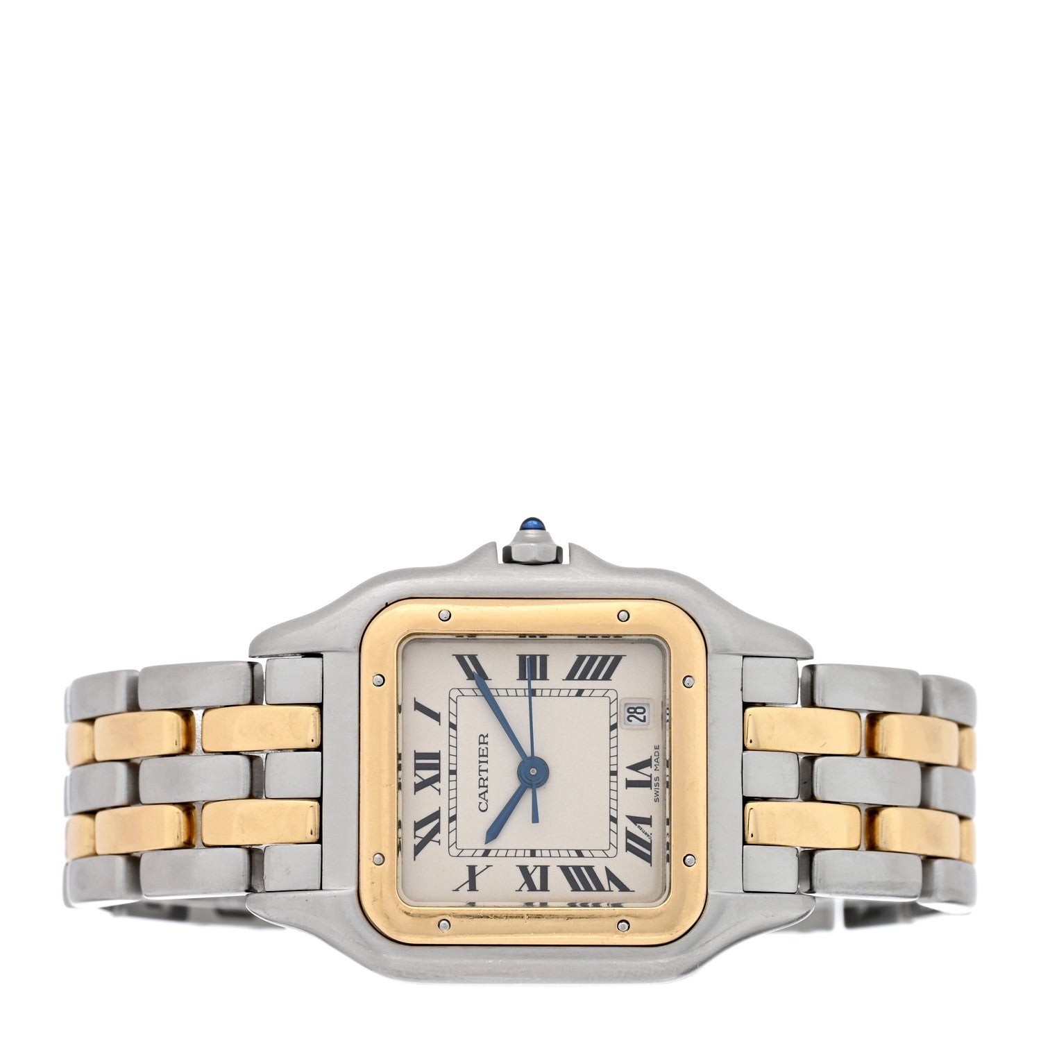 Cartier Stainless Steel 18K Yellow Gold 27mm Panthere Quartz Watch 2 of 4