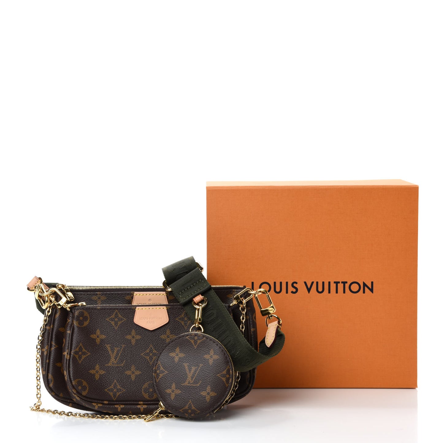 Monogram Multi Pochette Accessories Kaki