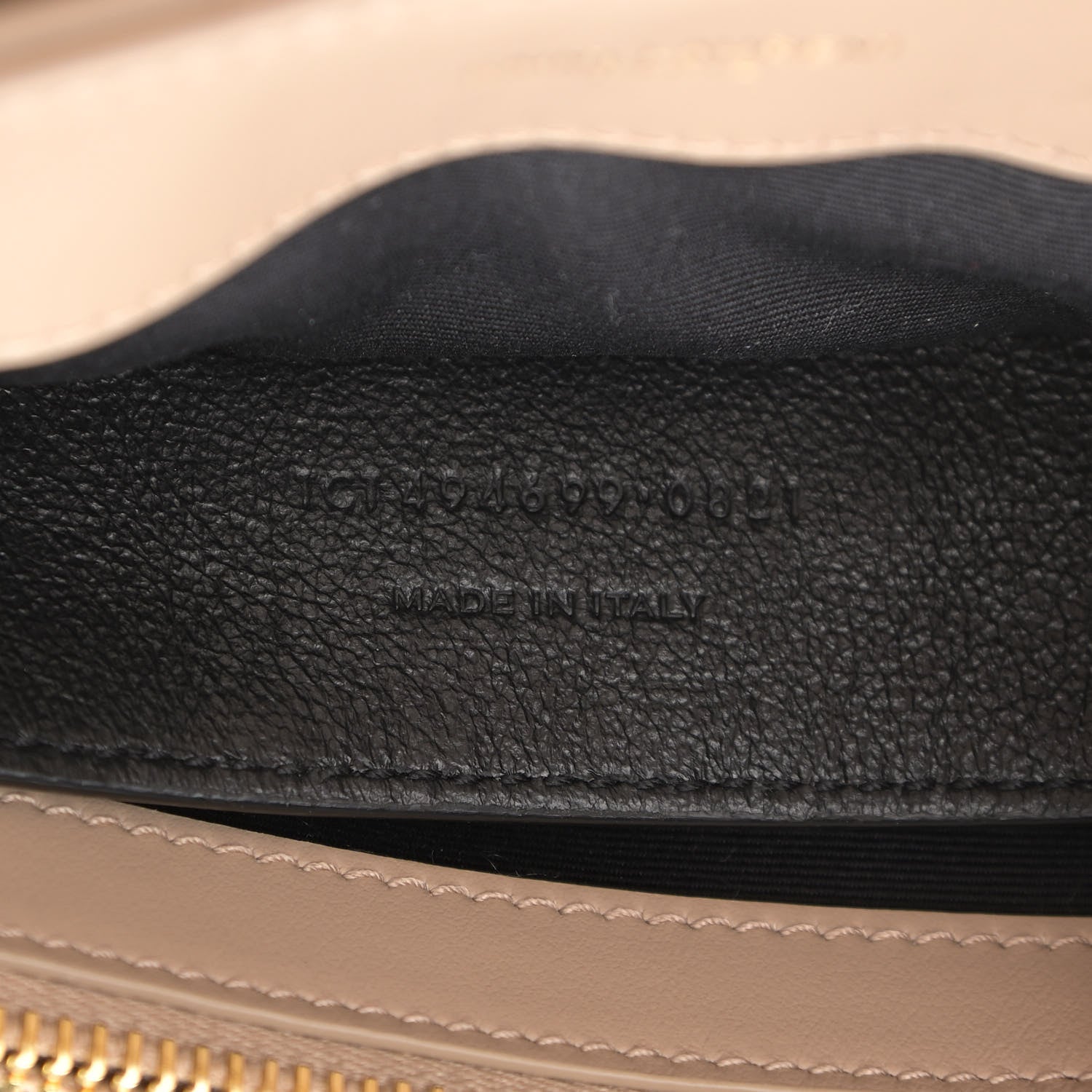Saint Laurent Calfskin Y Quilted Monogram Small Loulou Chain Satchel Dark Beige 8 of 11