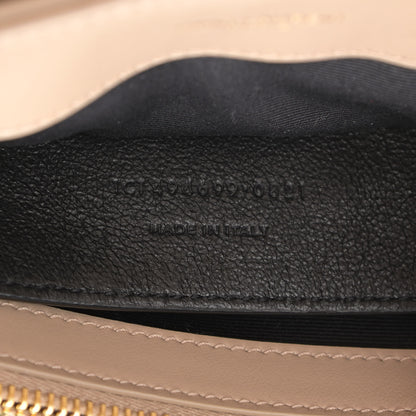 Saint Laurent Calfskin Y Quilted Monogram Small Loulou Chain Satchel Dark Beige 8 of 11