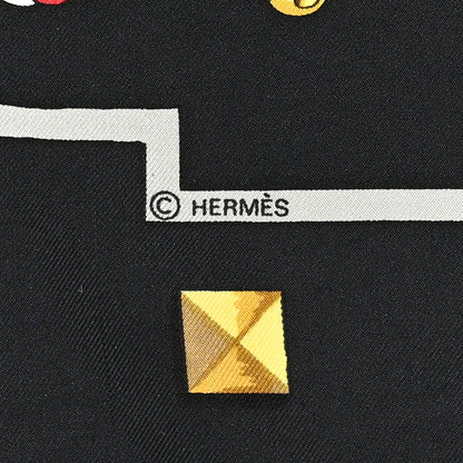 Hermes Silk Keys Les Cles Scarf 90 4 of 5
