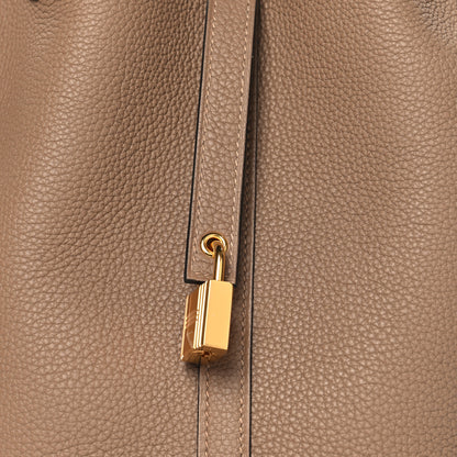 Hermes Taurillon Maurice Picotin Lock 18 PM Beige De Weimar 8 of 13