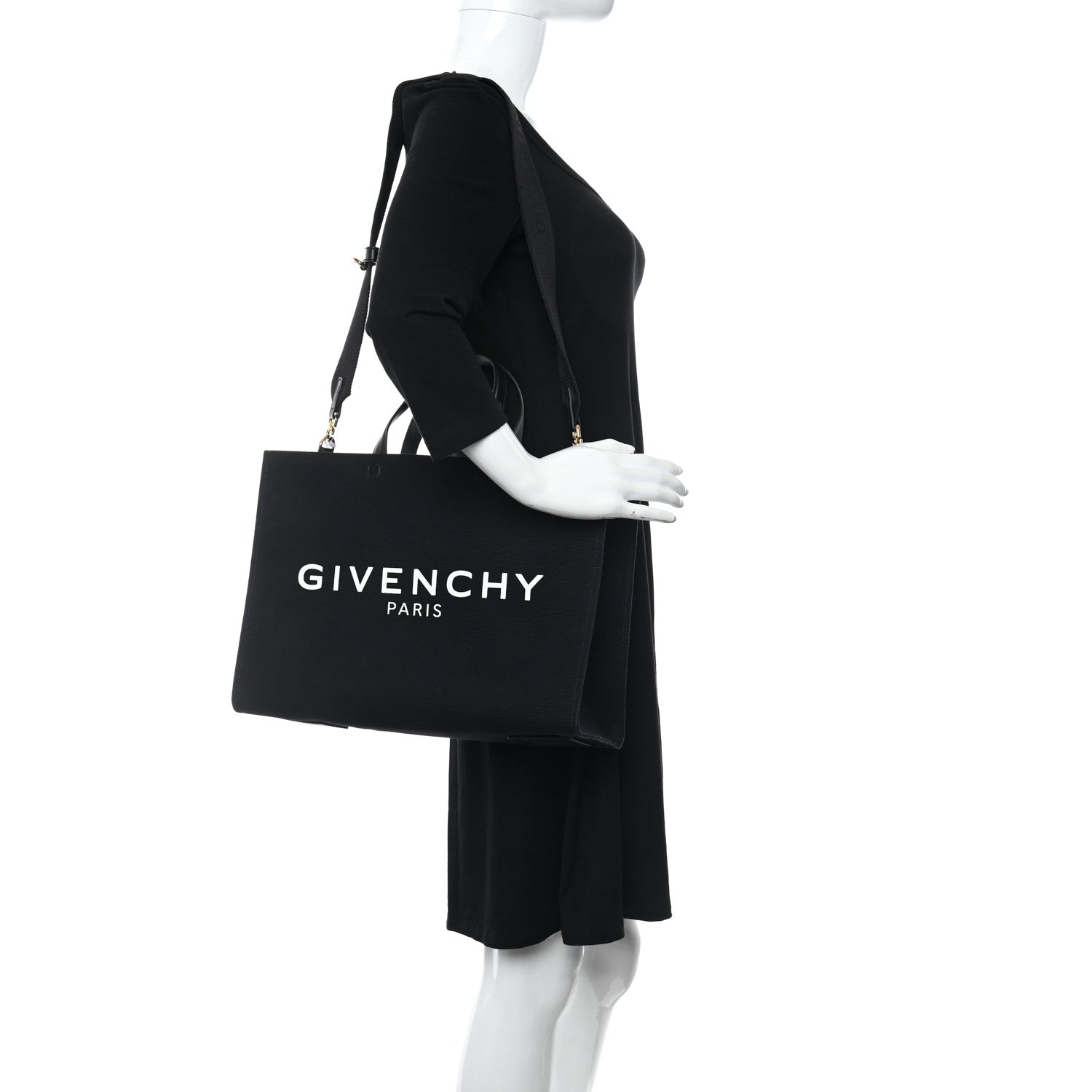 Givenchy Canvas Medium G-Tote Black 2 of 9
