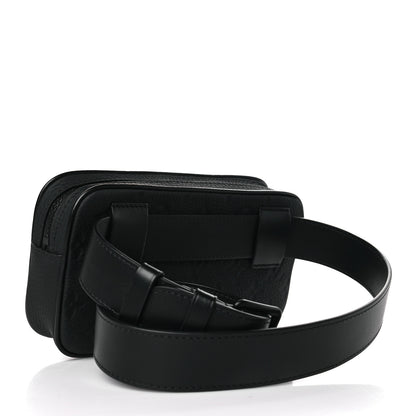 Louis Vuitton Taurillon Monogram Uniformes Solar Ray Soft Pochette Volga Belt Bag Black 3 of 9