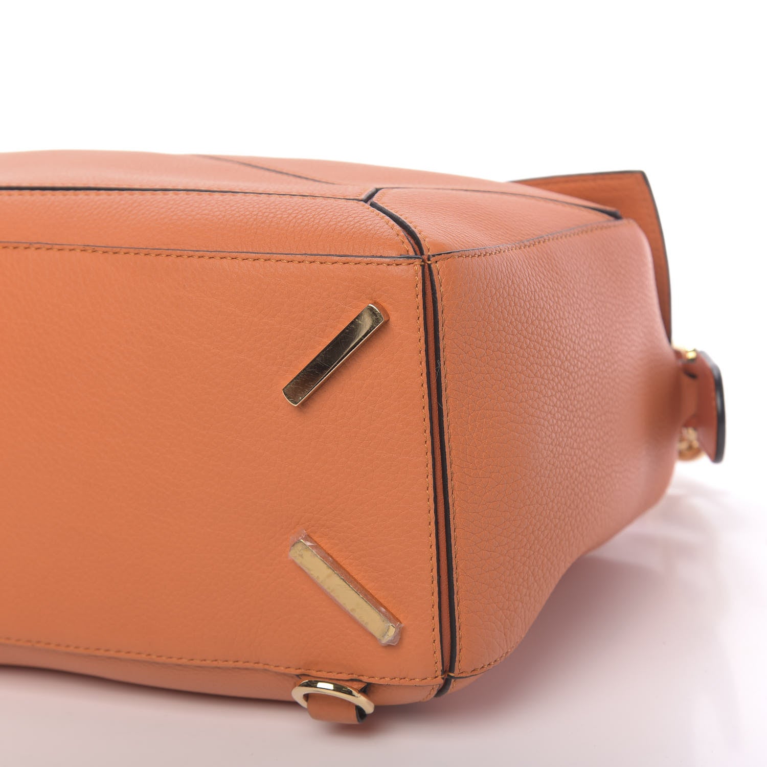 Loewe Calfskin Medium Puzzle Bag Orange 9 of 10