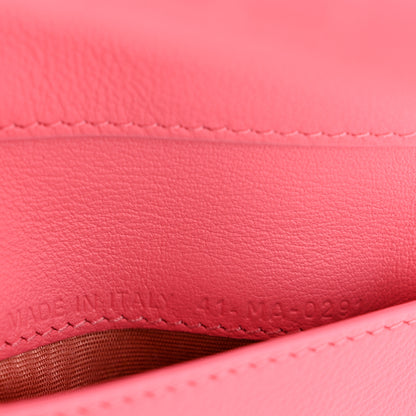 Christian Dior Patent Cannage Lady Dior Medium Wallet Bubble Pink 7 of 7