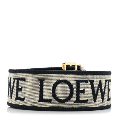 Loewe Calfskin Jacquard Anagram Strap Black 2 of 6