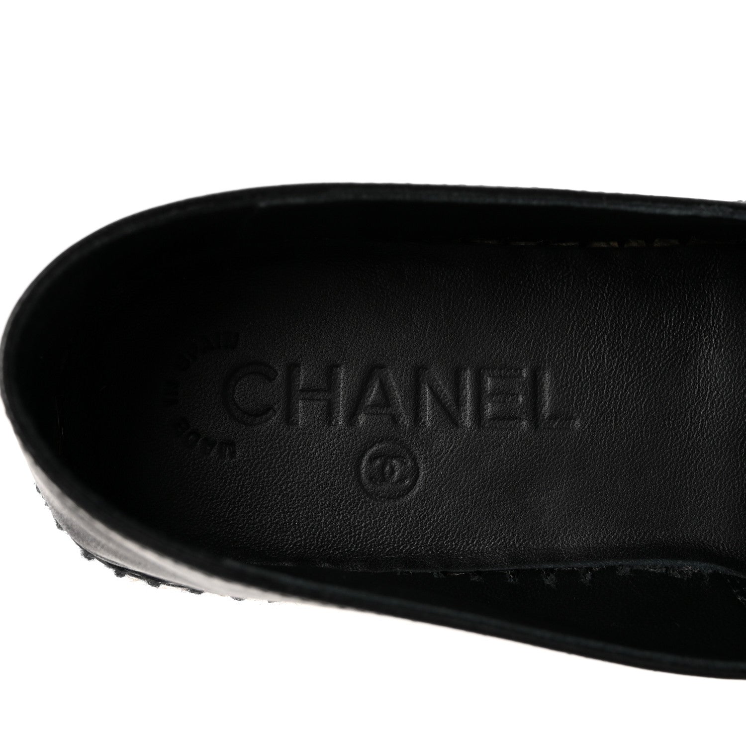Chanel Lambskin Quilted CC Espadrilles 36 Black 8 of 10