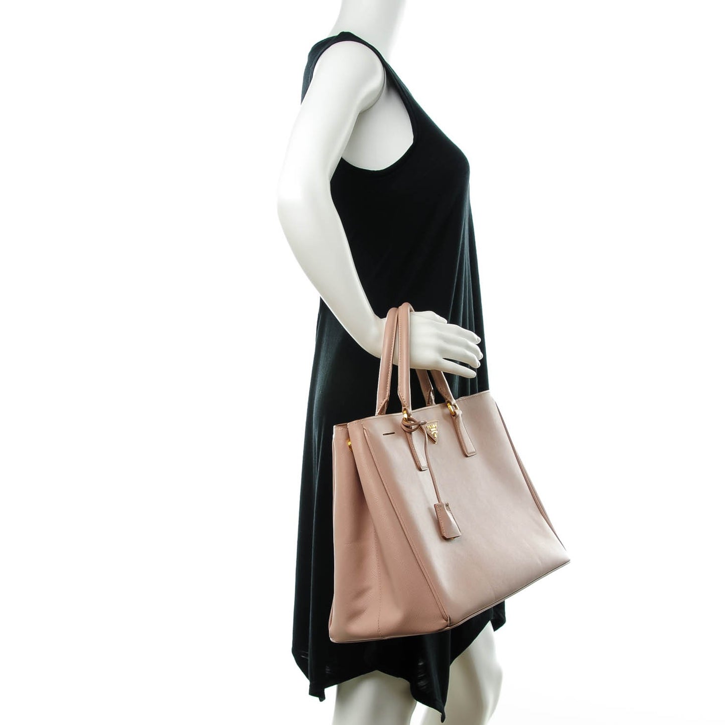Saffiano Lux Large Tote Cammeo