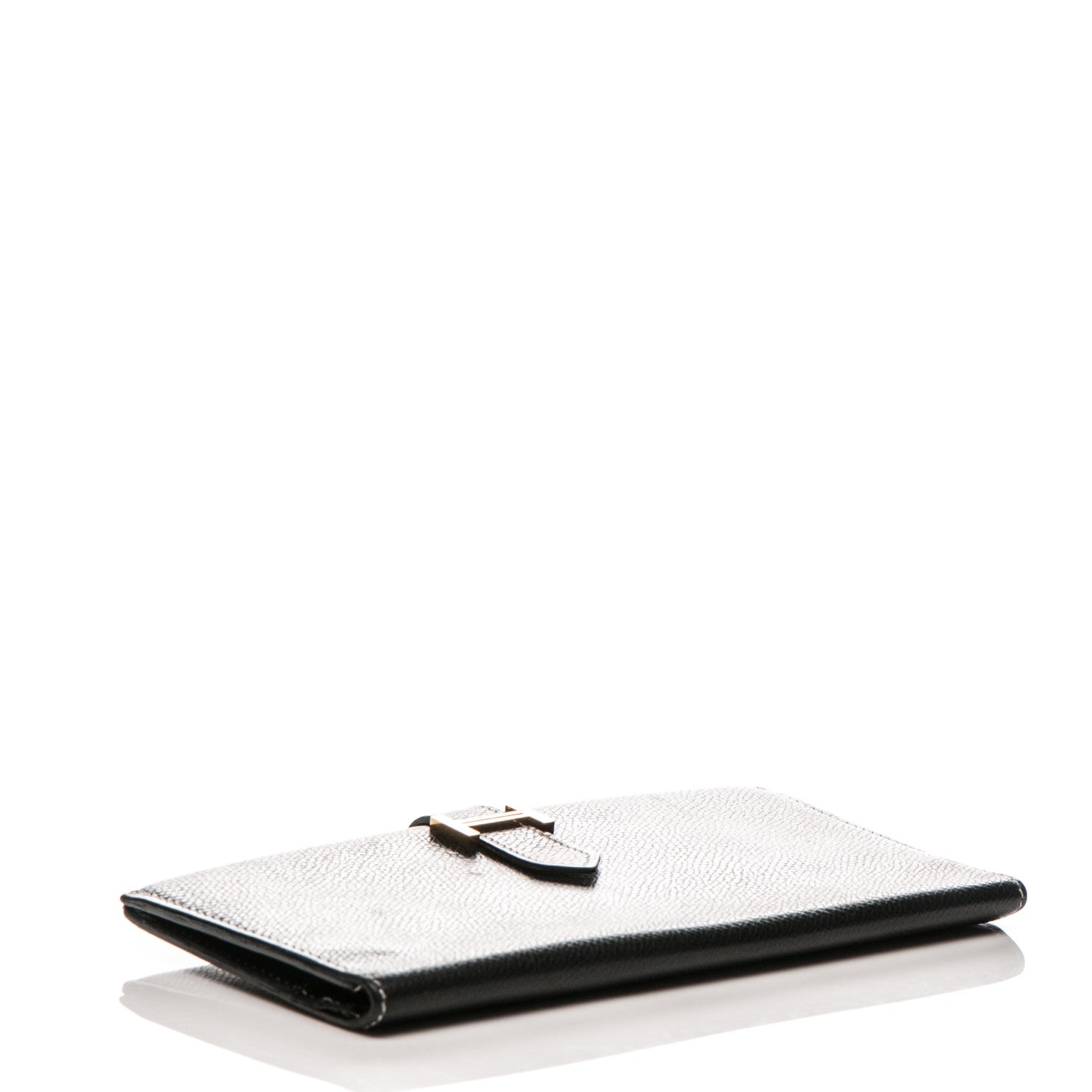 Hermes Epsom Bearn Gusset Wallet Black 4 of 8