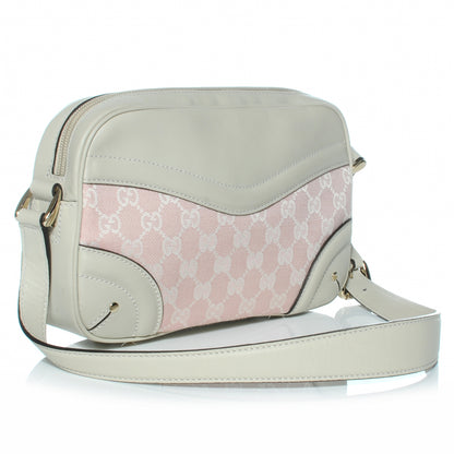 Gucci Monogram Crest Shoulder Bag Pink 3 of 7