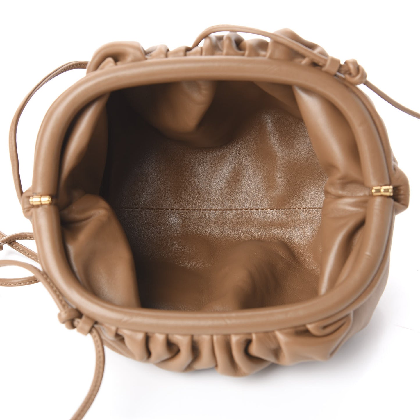 Butter Calfskin The Mini Pouch Cammello