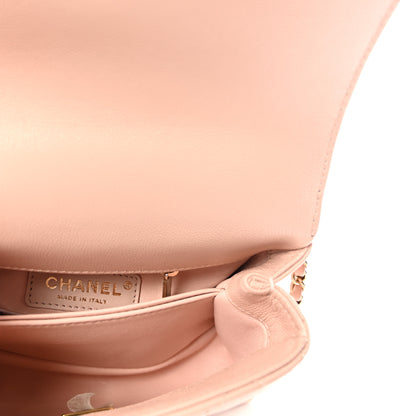 Chanel Caviar Quilted Extra Mini Coco Handle Flap Light Pink 6 of 10