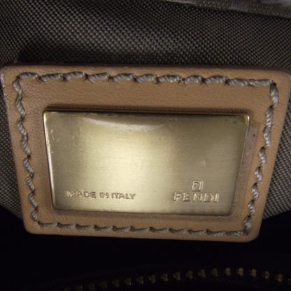 Fendi Zucchino Shoulder Bag Beige 7 of 10