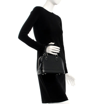 Louis Vuitton Epi Alma BB Black 3 of 8
