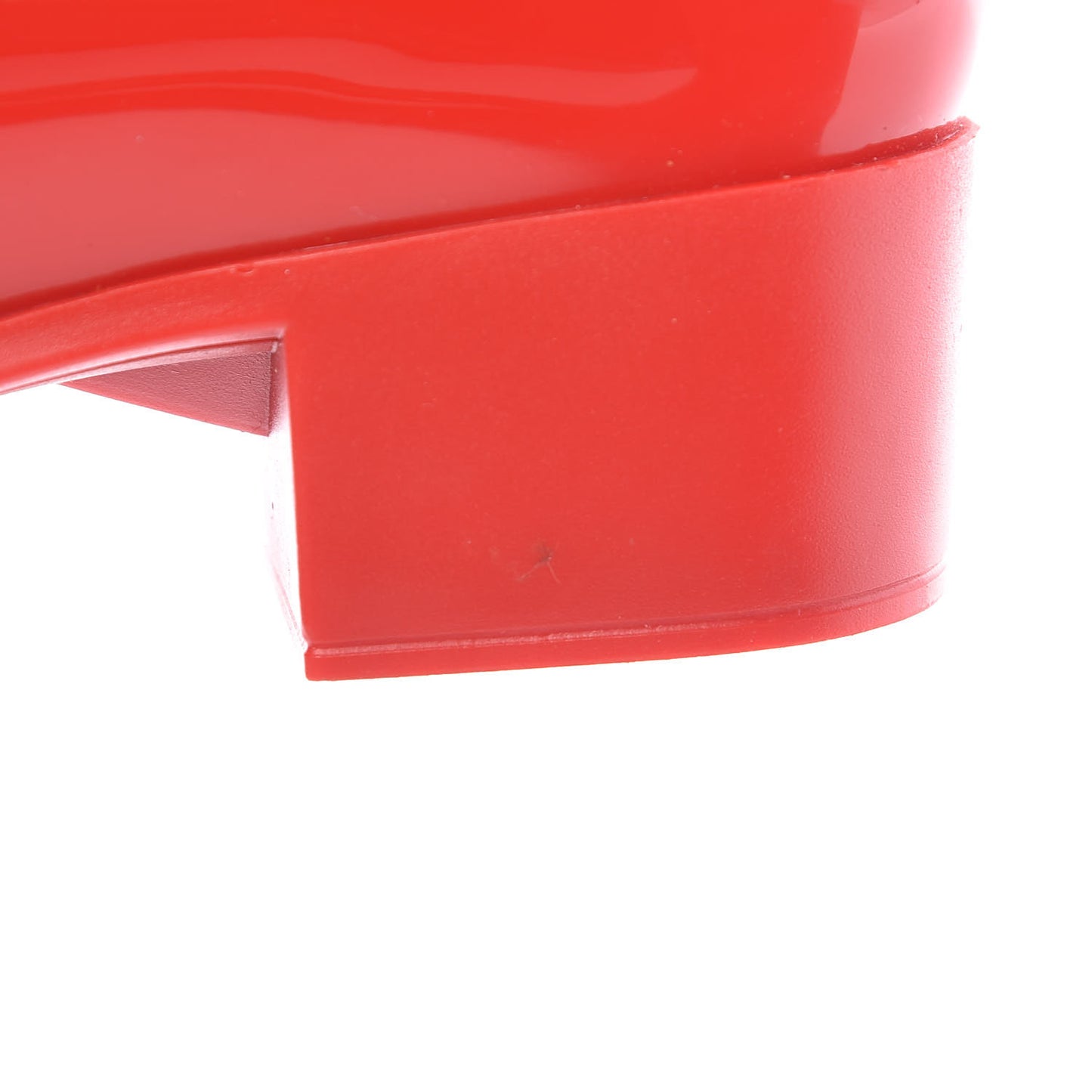 Rubber Camellia Rain Boots 36 Red