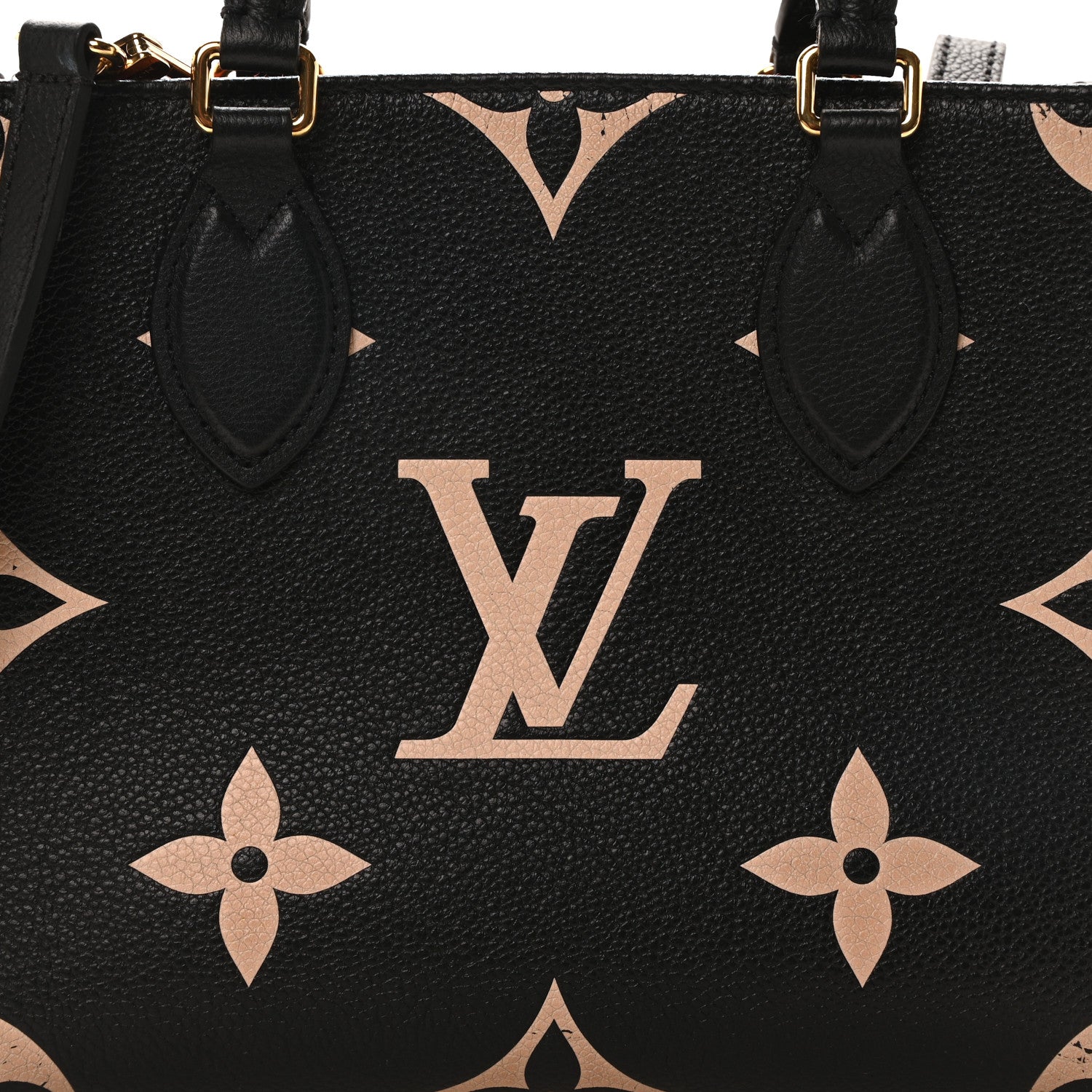 Louis Vuitton Empreinte Monogram Giant Onthego PM Black Beige 7 of 10