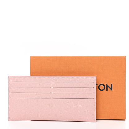 Louis Vuitton Calfskin Felicie Card Holder Insert Rose Ballerine 6 of 6