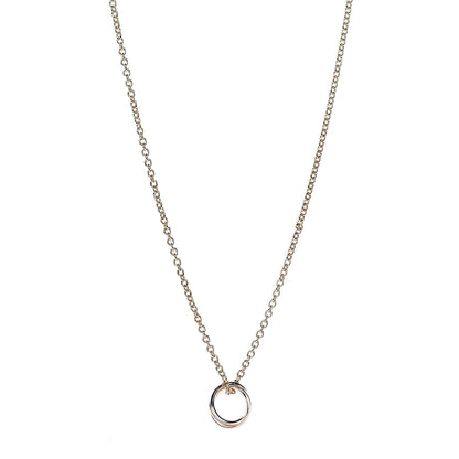 Cartier 18K Pink Yellow White Gold Baby Trinity Pendant Necklace 1 of 6