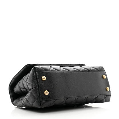 Chanel Caviar Quilted Mini Coco Handle Flap Black 4 of 10