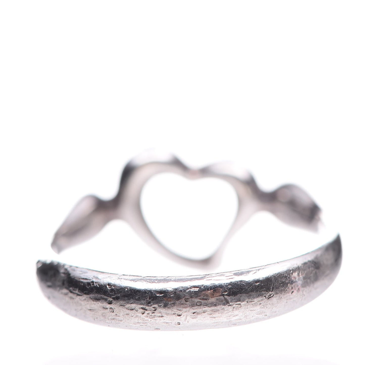 Sterling Silver Elsa Peretti Open Heart Ring 50 5.25