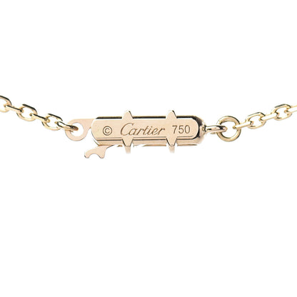 Cartier 18K Yellow Gold Diamond Hearts And Symbols Pendant Necklace 5 of 7
