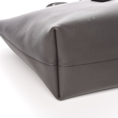 Saint Laurent Calfskin Large Shopping Tote Dark Grey 10 of 17