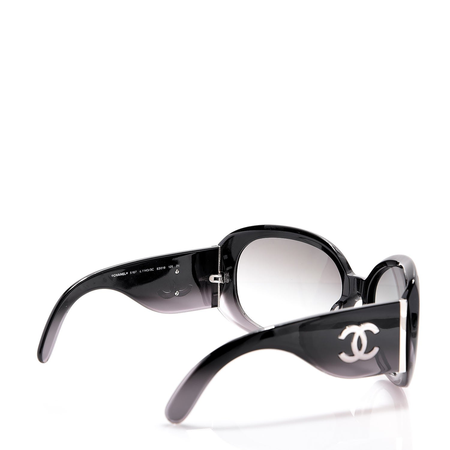 Chanel CC Logo Sunglasses 5167 Black 4 of 7