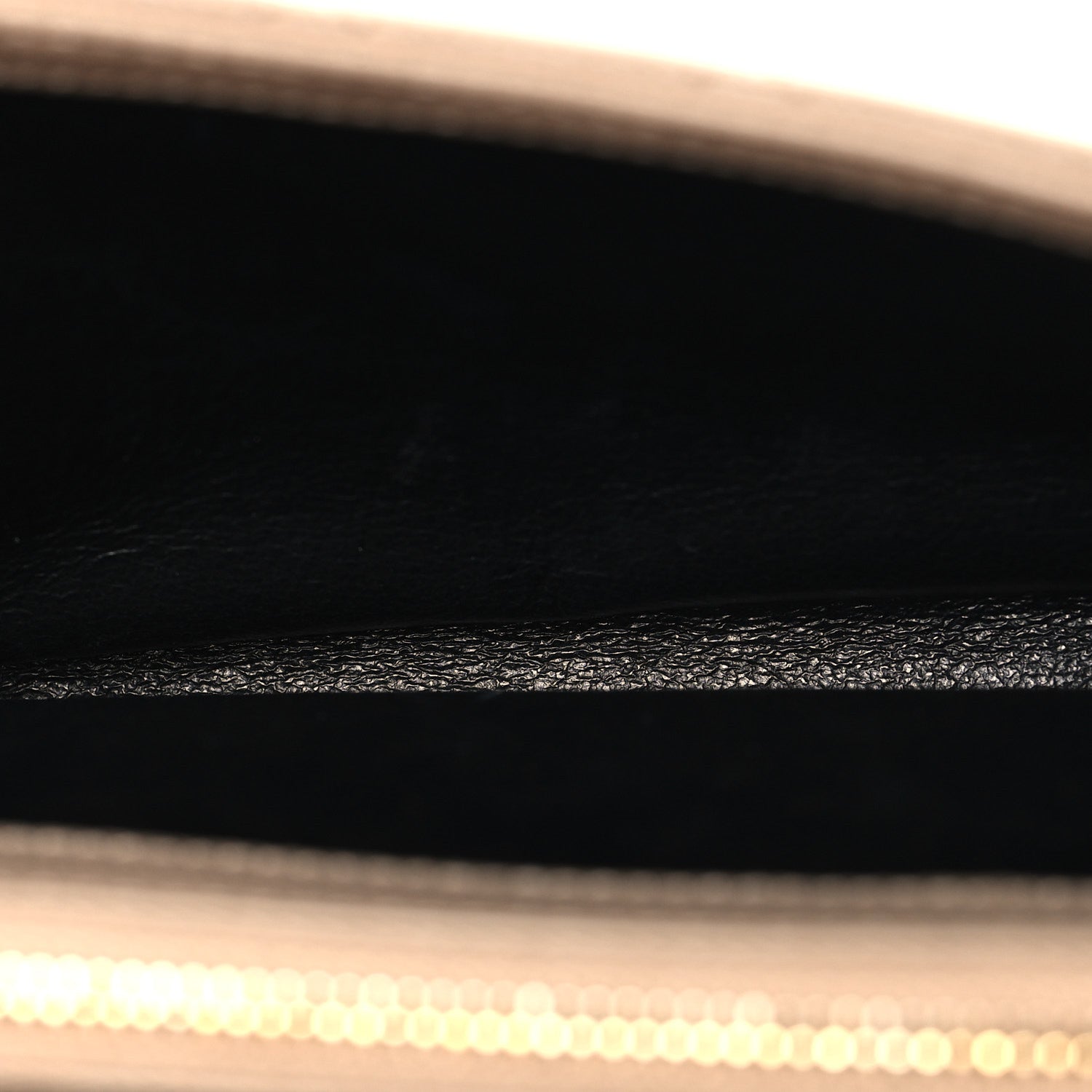 Saint Laurent Grain De Poudre Mixed Matelasse Triquilt Monogram Chain Wallet Dark Beige 5 of 12