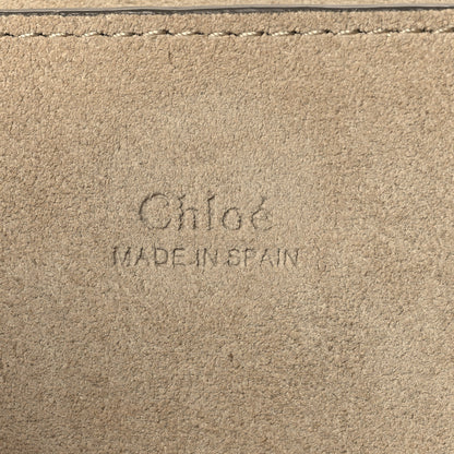 Chloe Suede Calfskin Faye Clutch Motty Grey 6 of 7