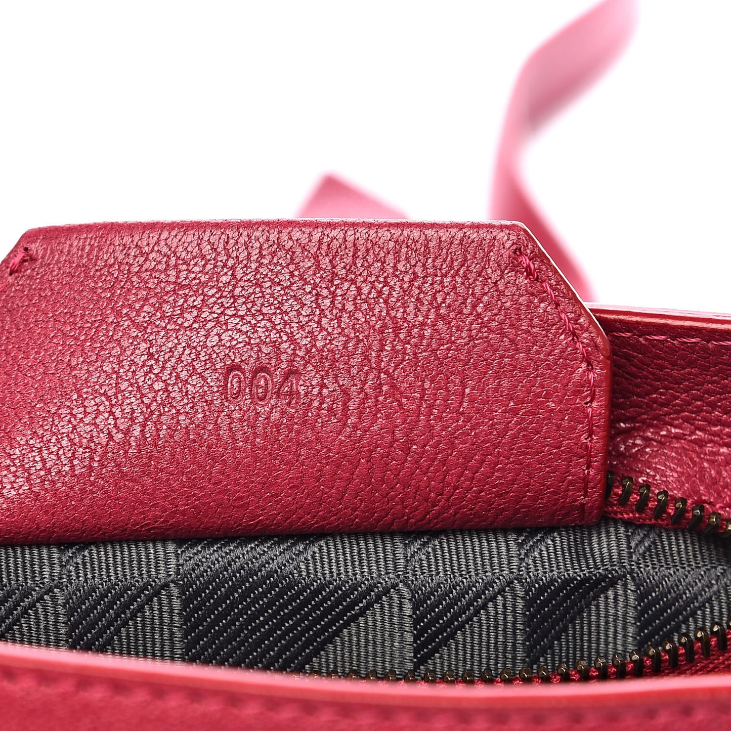 Lambskin PS1 Mini Pouch Messenger Bag Raspberry