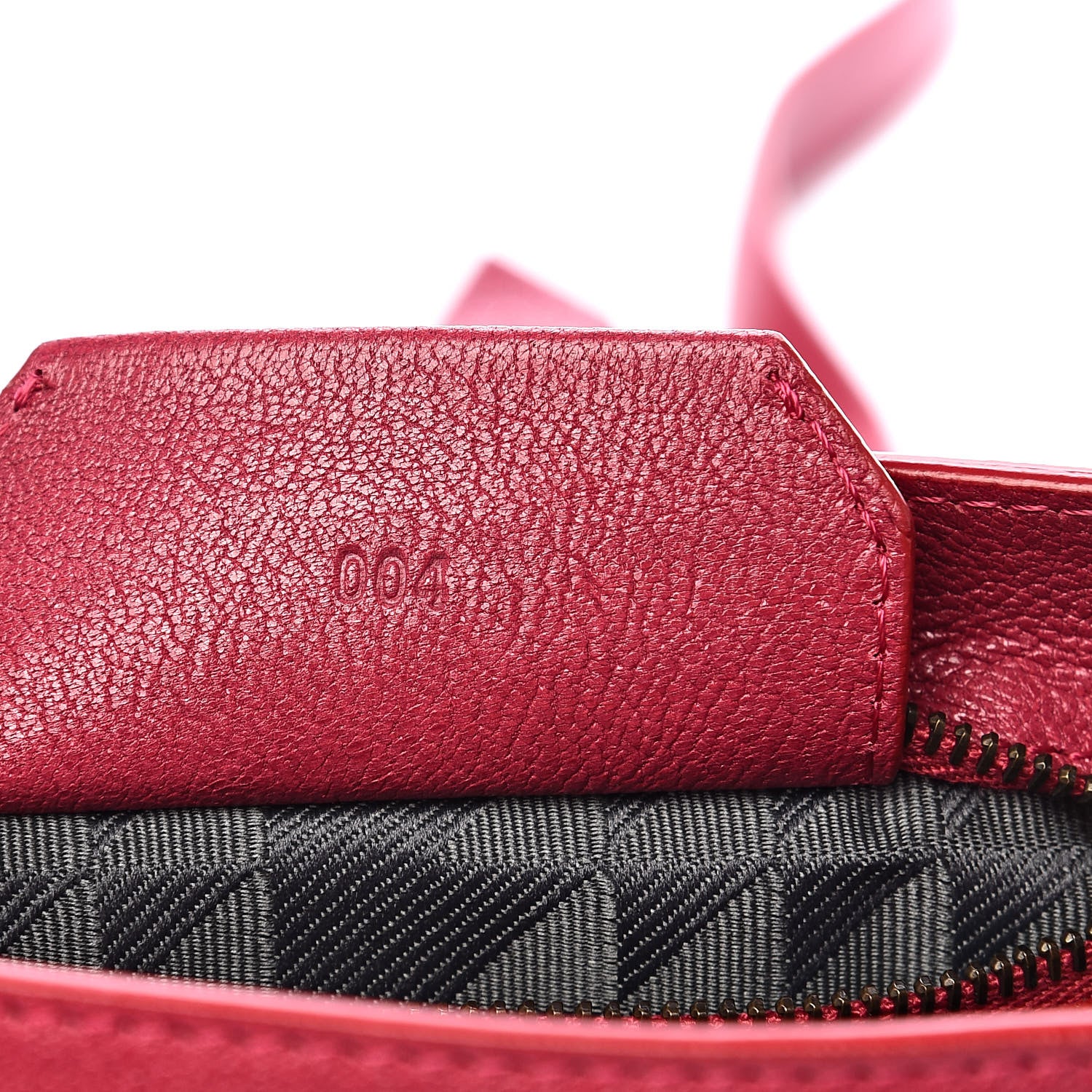 Proenza Schouler Lambskin PS1 Mini Pouch Messenger Bag Raspberry 7 of 11