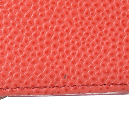 Chanel Caviar Timeless CC French Wallet Orange 12 of 12