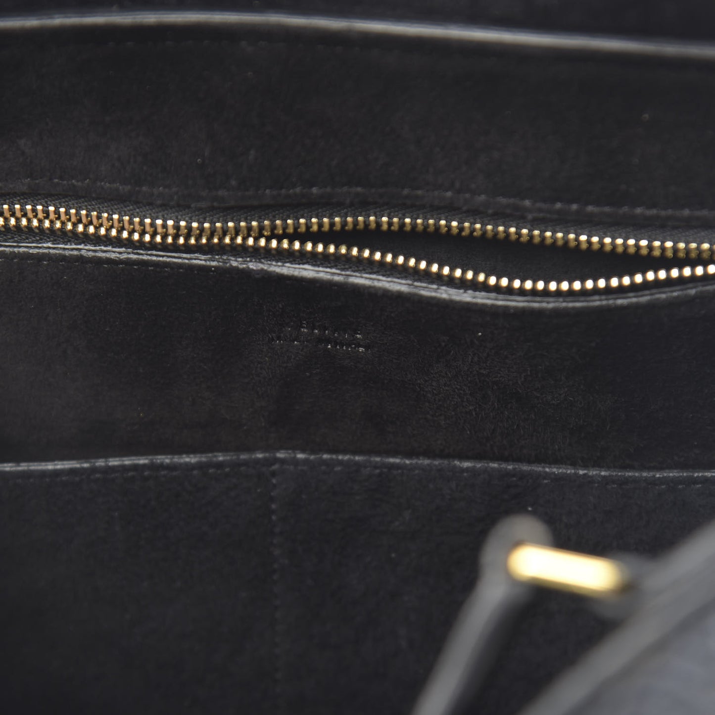 Bullhide Calfskin Small Ring Bag Black