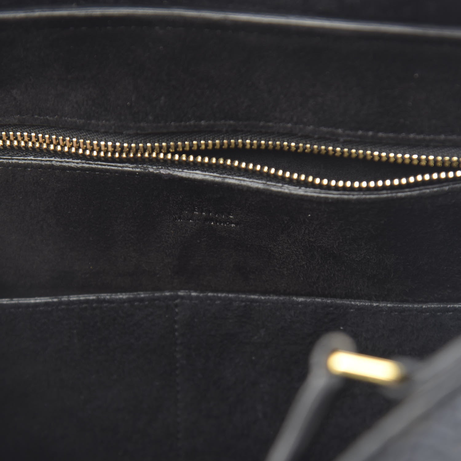 Celine Bullhide Calfskin Small Ring Bag Black 6 of 9