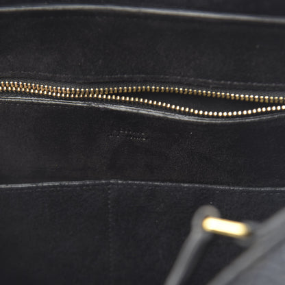 Celine Bullhide Calfskin Small Ring Bag Black 6 of 9