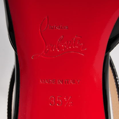 Christian Louboutin Patent Calf Loubis Babes 45 Pumps 35.5 Black 6 of 6