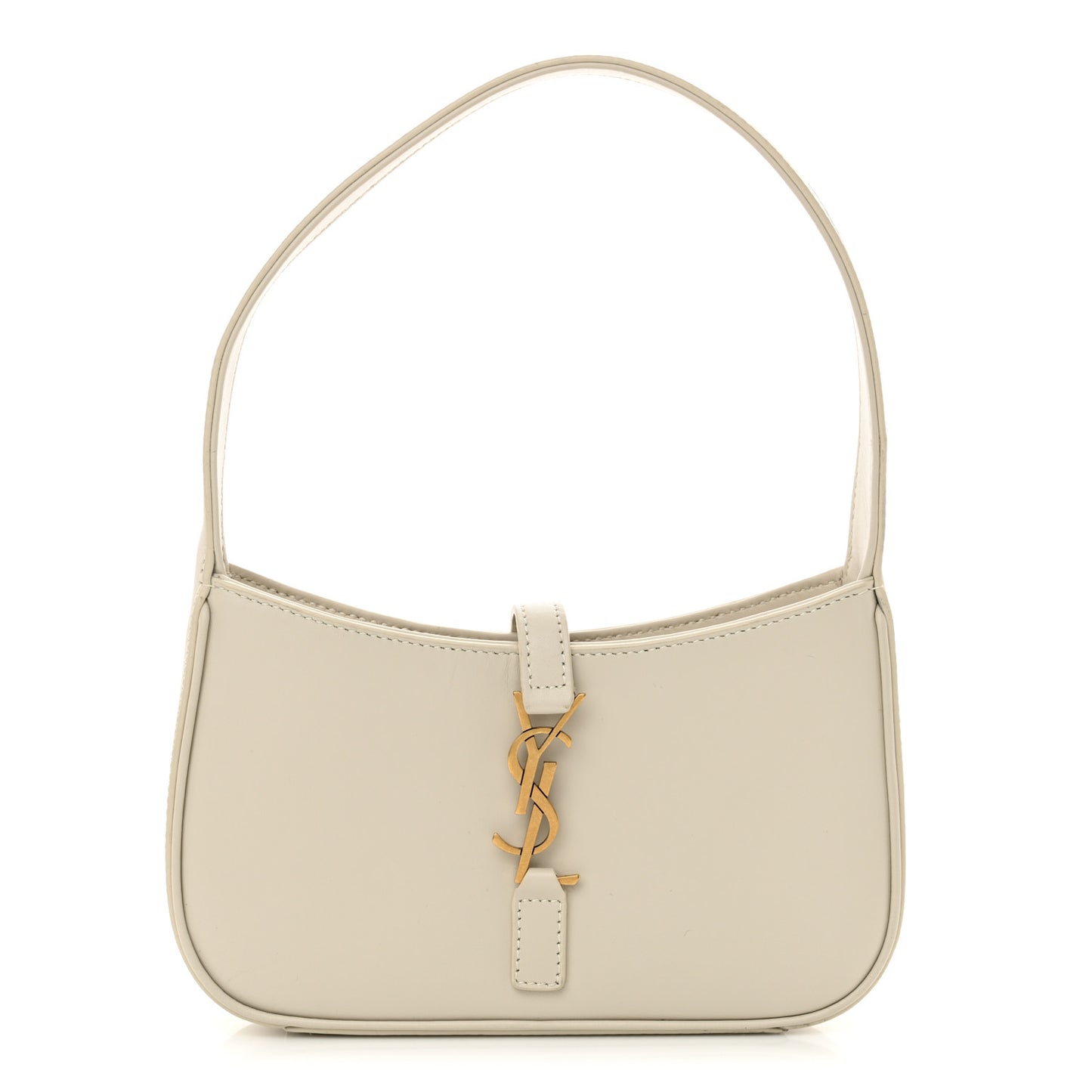 Smooth Calfskin Le 5 A 7 Mini Hobo Blanc Vintage