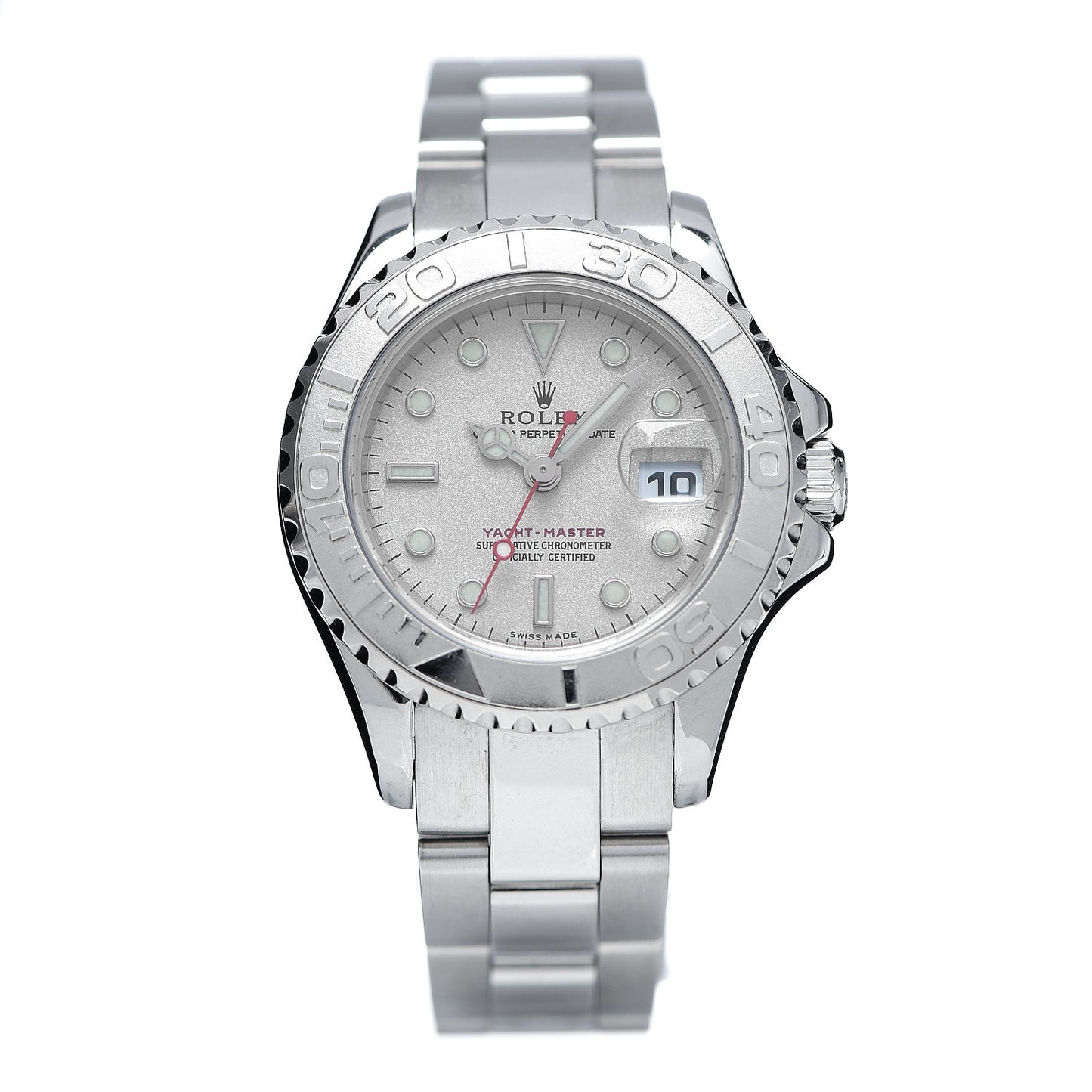 Stainless Steel Platinum 29mm Yacht-Master Watch Silver 169622