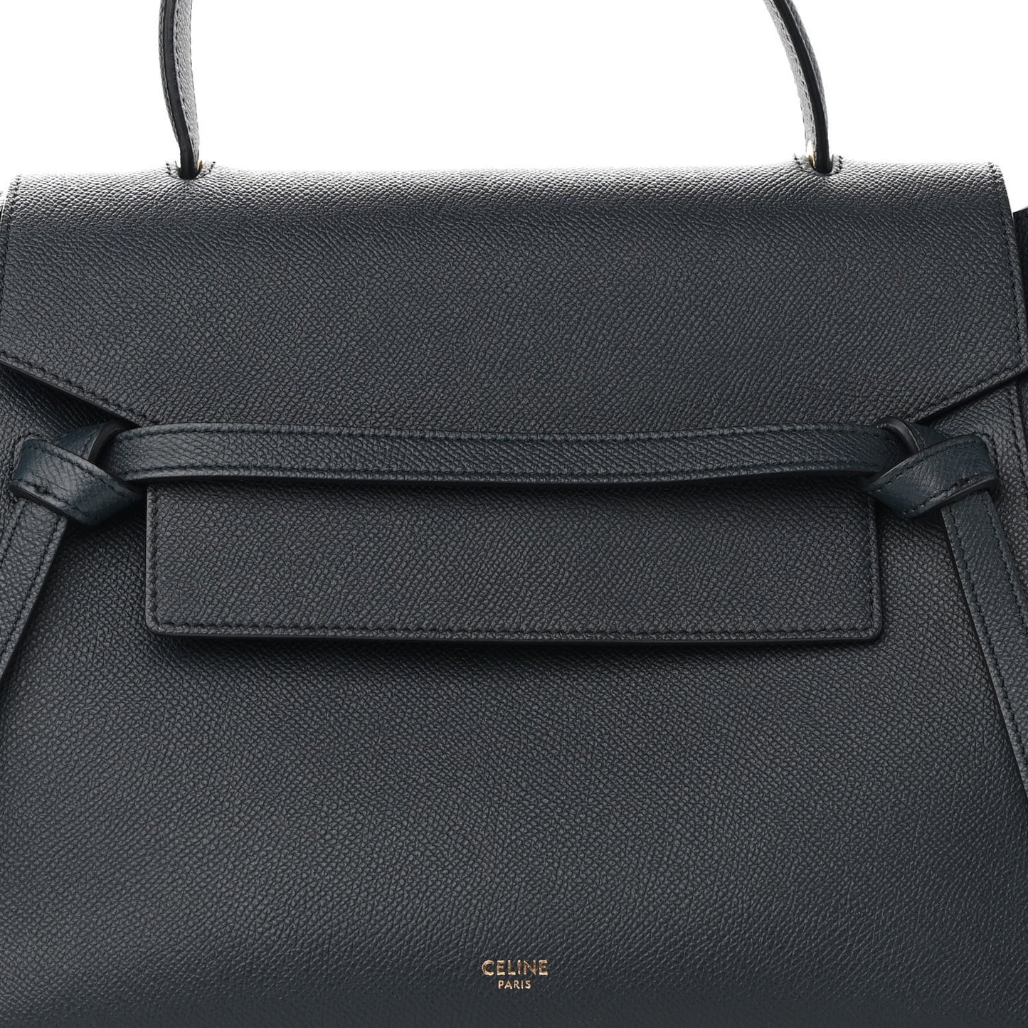 Grained Calfskin Mini Belt Bag Navy