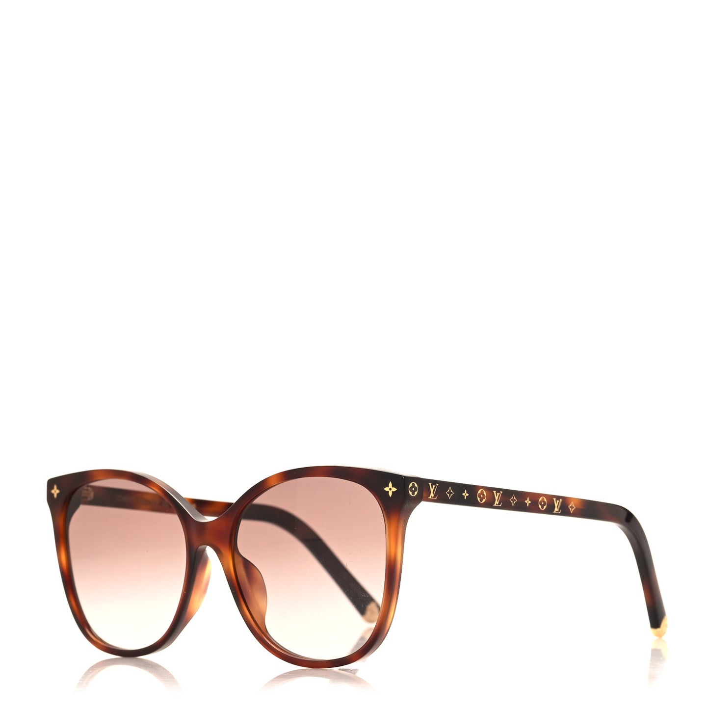 Acetate My Monogram Light Cat Eye Sunglasses Z1659E Light Tortoise