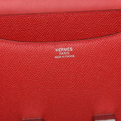 Hermes Epsom Constance 24 Rouge Casaque 5 of 16
