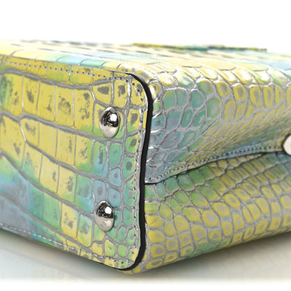 Louis Vuitton Crocodile Mini Capucines  Yellow Blue 10 of 11