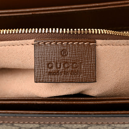 Gucci GG Supreme Monogram Horsebit 1955 Shoulder Bag Beige Brown Sugar 6 of 10