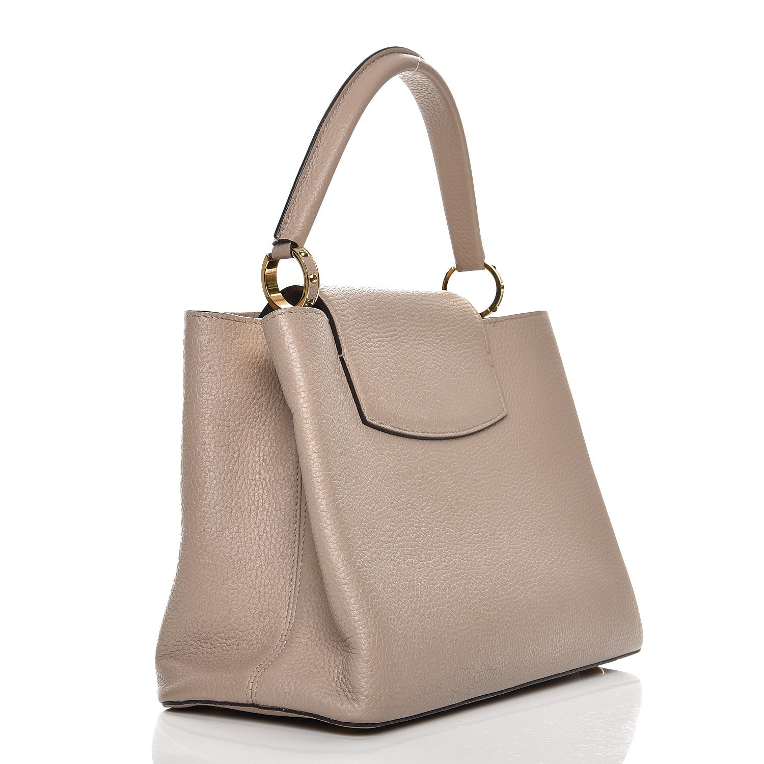 Louis Vuitton Taurillon Capucines MM Galet 3 of 10