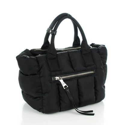 Prada Tessuto Nylon Bomber Tote Nero Black 3 of 9